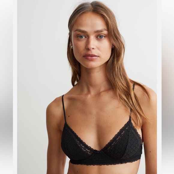 H&M soft lace bra | NWT - Picture 4 of 14
